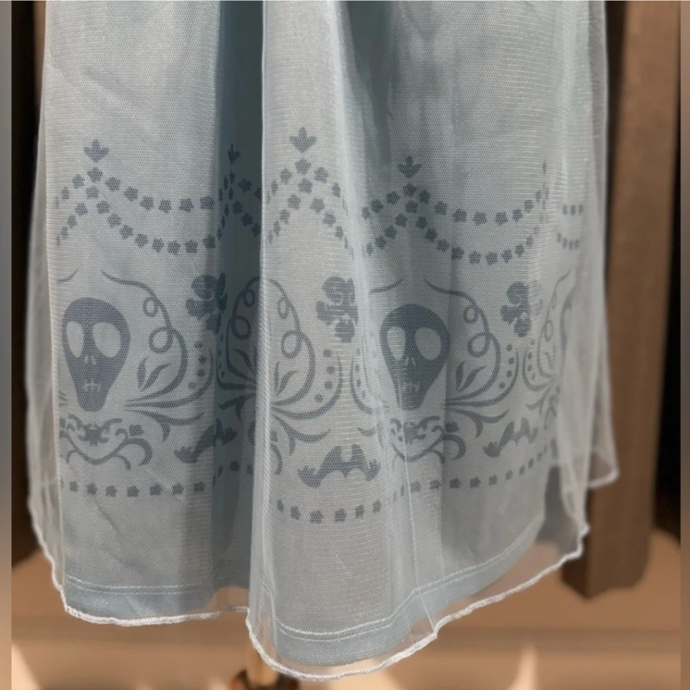 Light Blue Girls' Short-Sleeve Nightgown